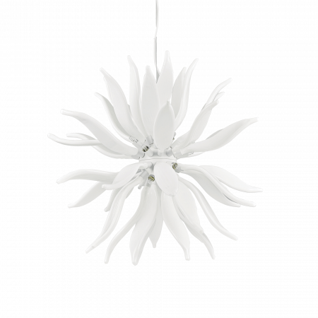 Candelabre - SUSPENSIE MODERNA LEAVES SP12 BIANCO - IDEAL-LUX