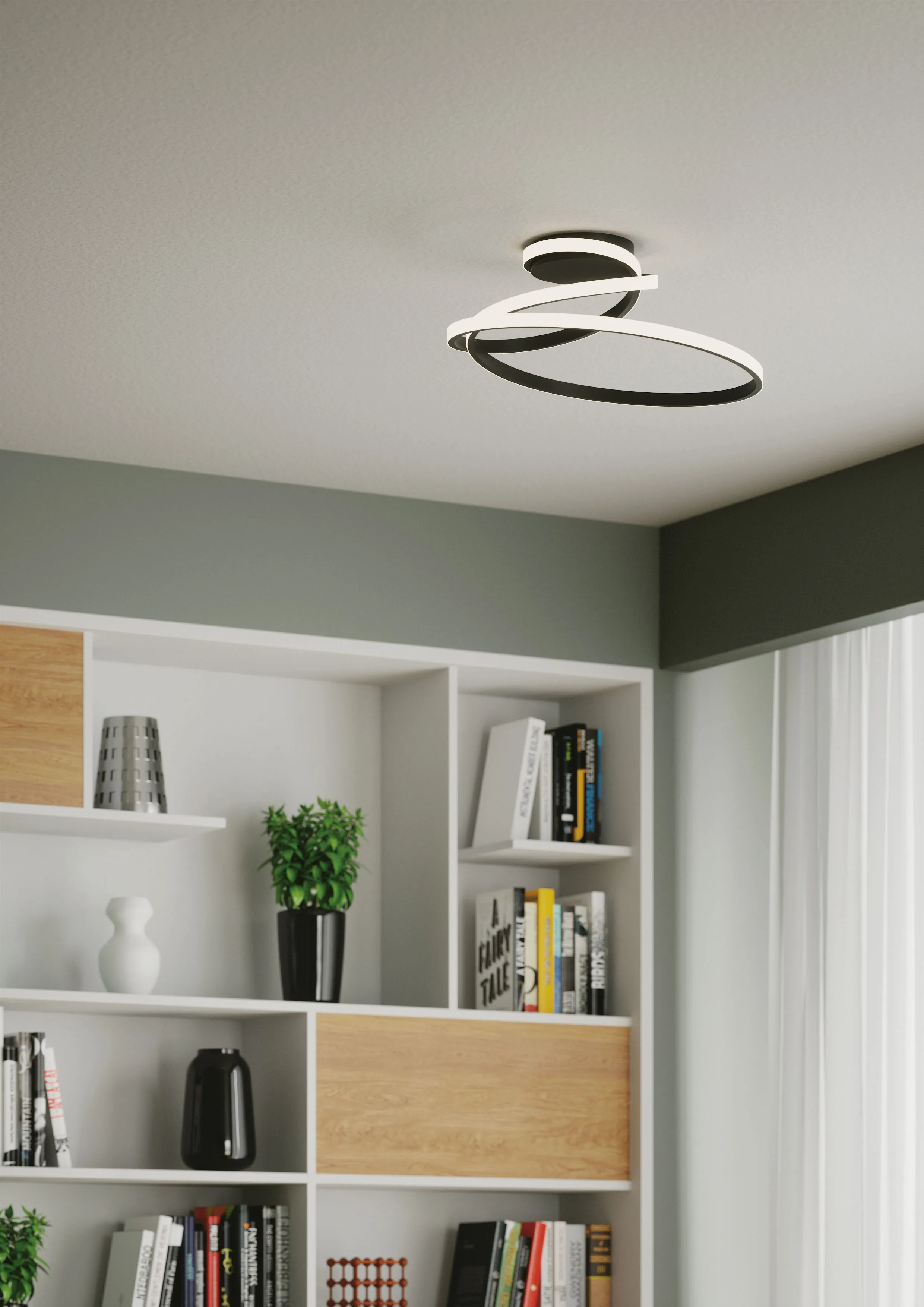 Plafoniere - LED-COASTER-PL - Plafoniera moderna FAN EUROPE (LAD)
