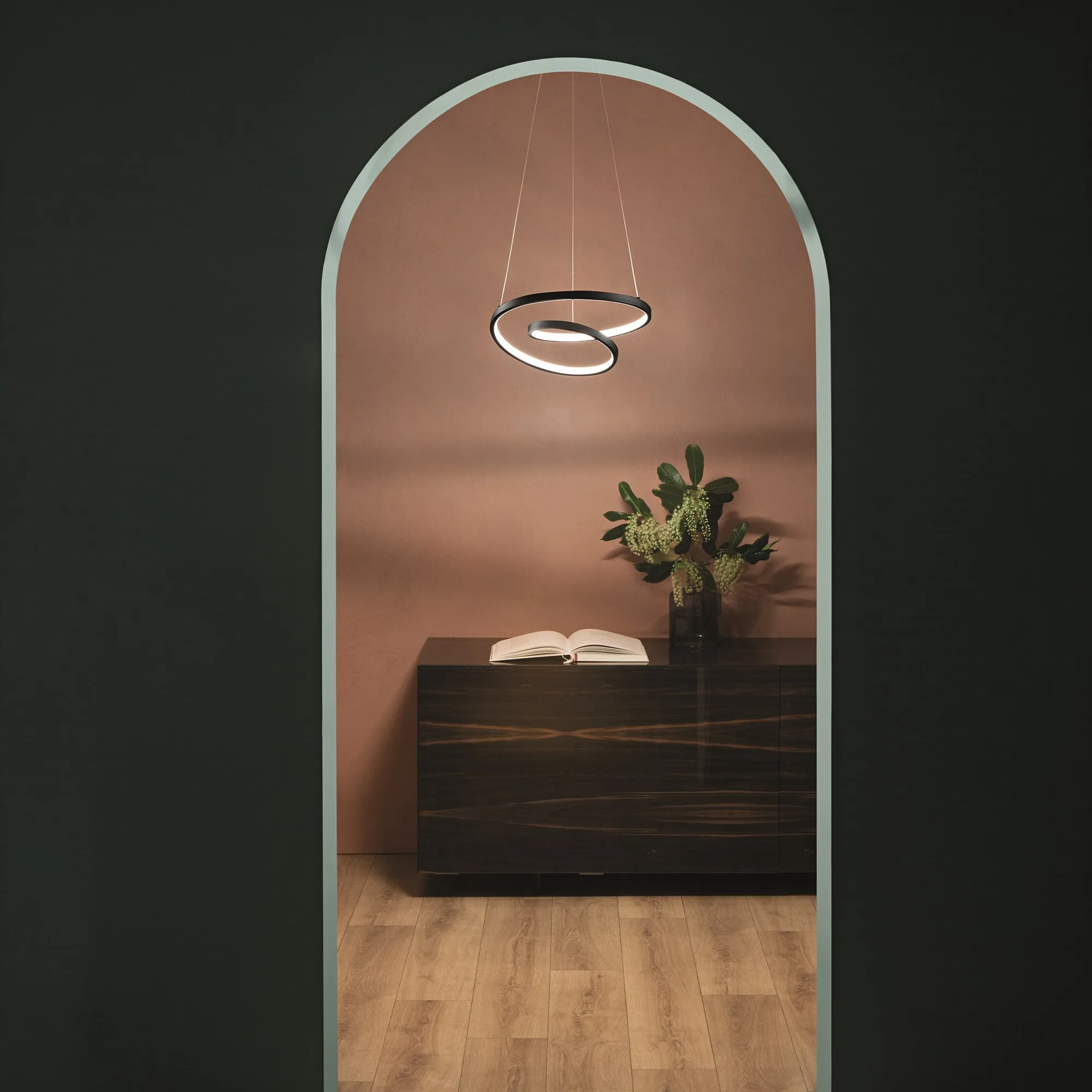 LED-LIEVE-S - suspensie moderna diam 40 cm - Fan Europe (LAD)
