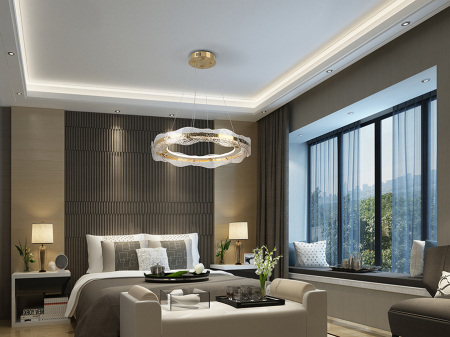 Candelabre - Lira 294683 Suspensie moderna diametru Ø60 GOLD - Schuller