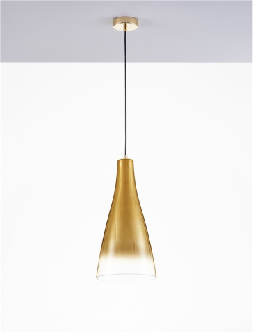 Lustre simple - LIVTAR suspensie SP1 - 9009230 - Gold Metal Gradient Glass