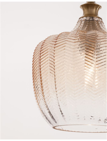 Lustre simple - LONI suspensie SP1 - 9191241 - Brass Metal Champagne Glass