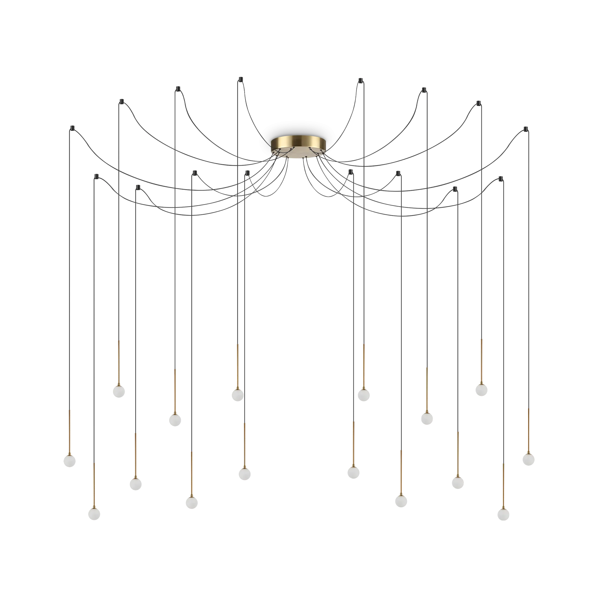 Corpuri pt interior - LUCCIOLA SP16 Alama - suspensie moderna LED