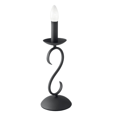 LUME BEATRICE ANTRACITE 1XE14 14X33CM