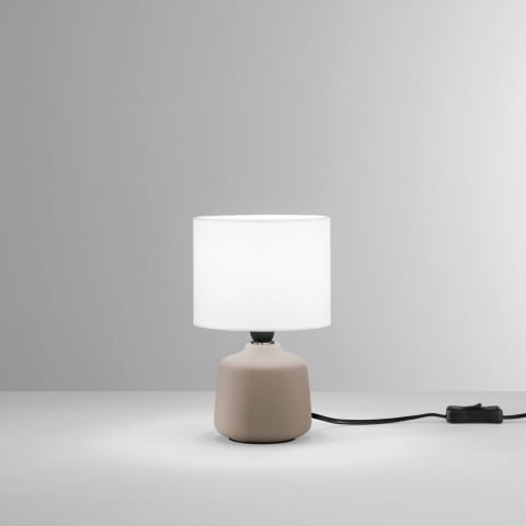 Decorative - LUME BURANO IN CERAMICA BEIGE 1XE14 MISURA TOTALE D14XH22CM