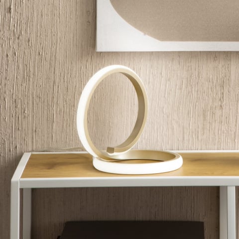 Decorative - LUME ENDLESS LED 10W ALLUMINIO COLORE ORO CCT+DIM 18X18X20.5CM