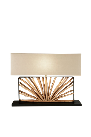 Decorative - Lume Munari in legno naturale Alb, Lemn