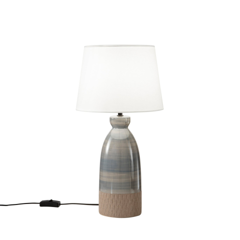 Lămpi - LUME NAVAJO GRGIO/TORTORA 1XE27 25X25X49CM