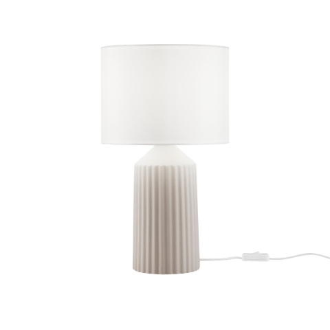 LUME SAHARA IN CERAMICA BEIGE 1XE27 MISURA TOTALE D27,1XH47,1CM