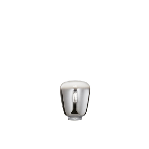 Lămpi - LUME SMOKE CROMO 1XE27 19,7X25CM
