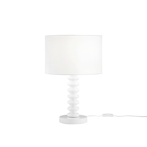 Lămpi - Lampă de masă SULTAN White din catifea