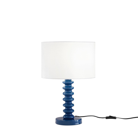 Lămpi - Lampă de masă SULTAN Blue din catifea