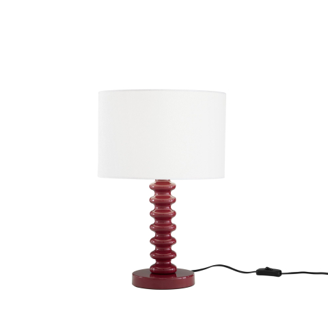 Lămpi - Lampă de masă SULTAN Bordeaux din catifea