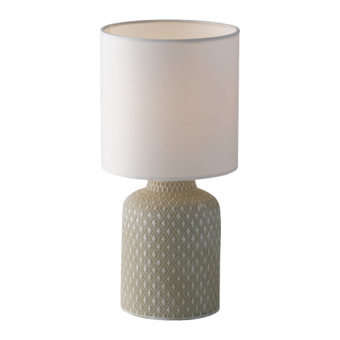 Lămpi - LUMETTO RAVELLO GRIGIO/BIANCO 1XE14 15X32CM