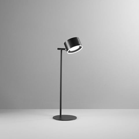 Decorative - LUMETTO RICARICABILE LED TESLA NERO TESTA MAGNETICA 4W 186LM RGB+CCT INCLUSO BASETTA PER APPLIQUE 12