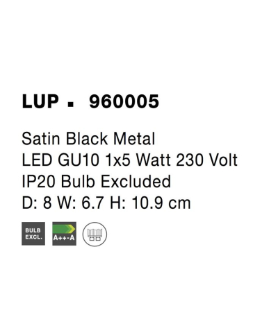 LUP aplica AP1 - 960005 - Satin Black Metal [3]