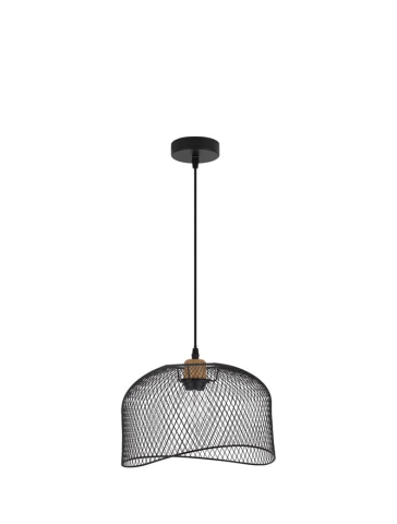 LYRON suspensie SP1 - 9555803 - Matt Black Metal Natural Wood [1]