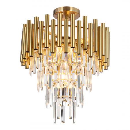 Plafoniere - Candelabru modern Madison - finisaj auriu MILAGRO 8806 (semiplafon)