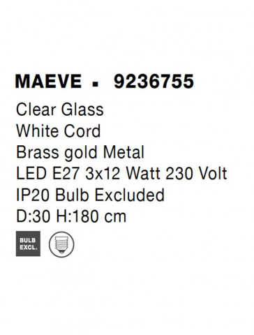 Maeve SP3 - suspensie alama- Nova Luce [6]