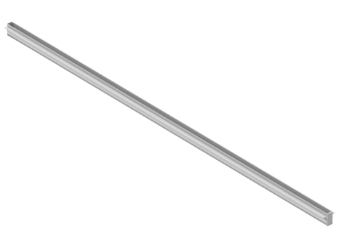  Accesorios - CARRIL EMPOTRAR 2M BLANCO