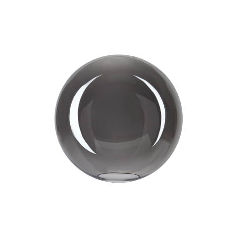 Lustre simple - MAPA VETRO D30 FUME' - sticla pentru suspensie moderna