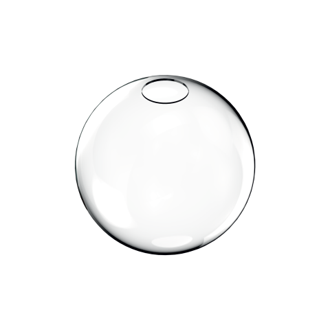 Lustre simple - MAPA VETRO D30 TRASPARENTE - sticla pentru suspensie moderna