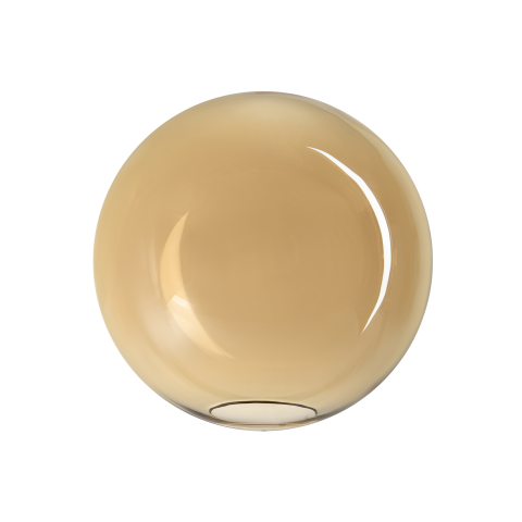 Lustre simple - MAPA VETRO D40 AMBRA - sticla pentru suspensie moderna