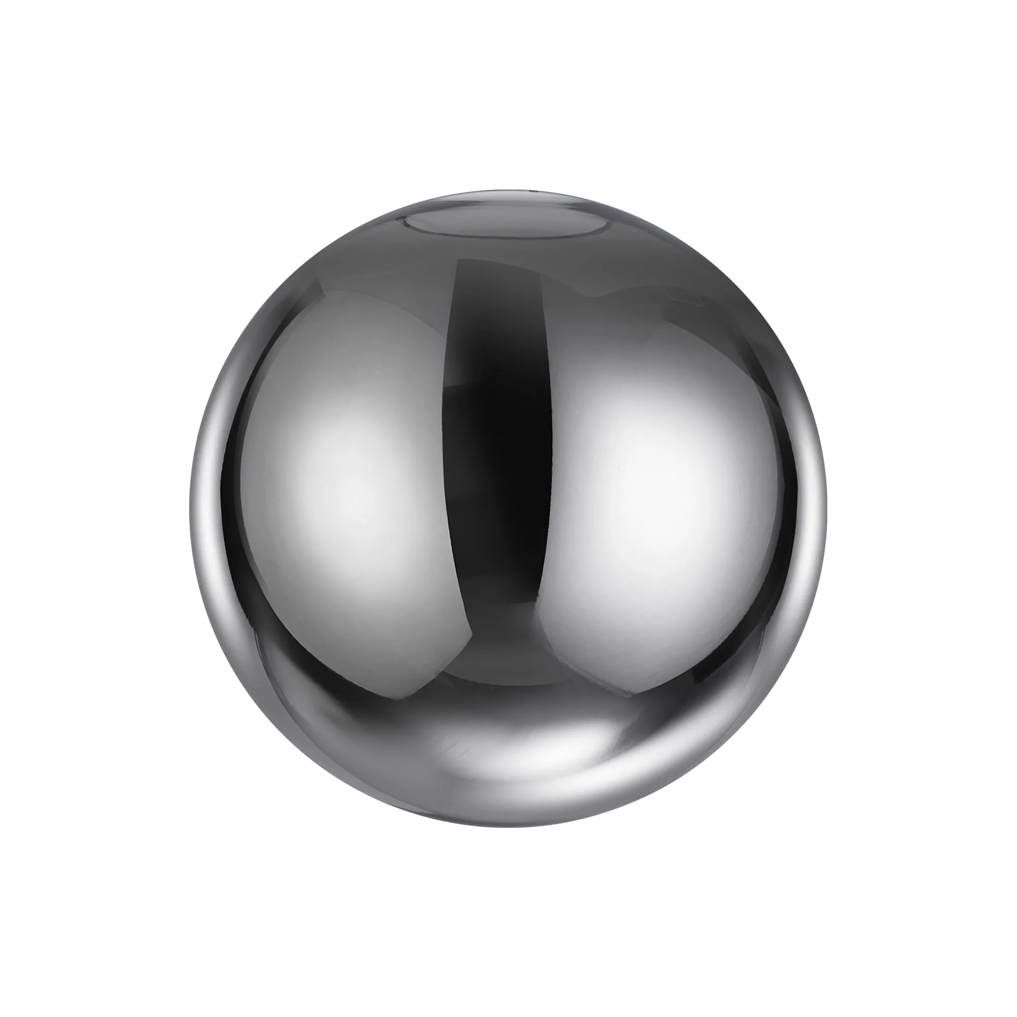 Lustre simple - MAPA VETRO D40 Crom - sticla pentru suspensie moderna