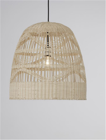 MARLO suspensie SP1 - 9586504 - Natural Ratan Black Fabric Wire & Base [7]