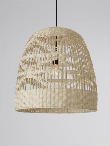 MARLO suspensie SP1 - 9586504 - Natural Ratan Black Fabric Wire & Base [6]