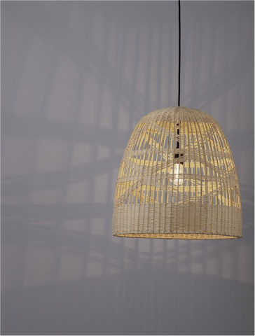 MARLO suspensie SP1 - 9586504 - Natural Ratan Black Fabric Wire & Base [8]