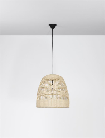 MARLO suspensie SP1 - 9586504 - Natural Ratan Black Fabric Wire & Base [3]