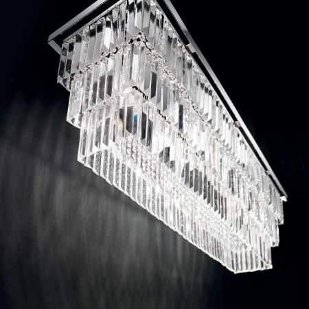 PLAFONIERA CLASICA CU CRISTALE MARTINEZ PL8 - IDEAL-LUX [1]