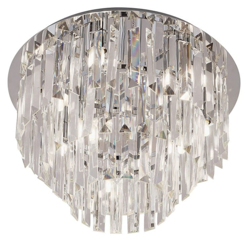 MAXLIGHT C0136 Plafoniera MONACO Ø 42 cm CROM