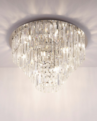 MAXLIGHT C0137 Plafoniera MONACO Ø 60 cm Crom