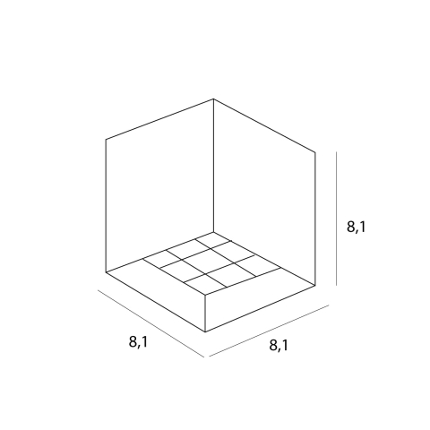 MAXLIGHT C0252 Plafoniera  X-LINE 10W [2]