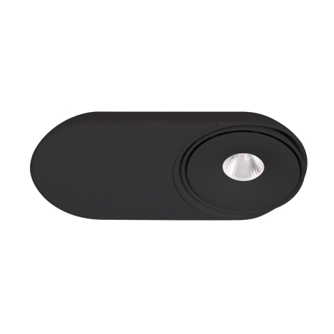 Spoturi incastrate - MAXLIGHT C0268 Plafoniera  VECTOR 10W negru