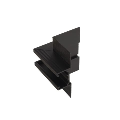 Sine magnetice - MAXLIGHT NT0005 Micro11 Recessed corner bracket, external side angle FOR NT0001, NT0002- MICRO11 BLACK
