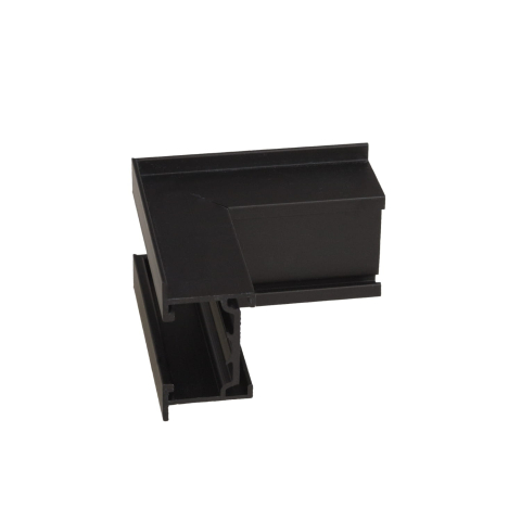 Sine magnetice Max Light - MAXLIGHT NT0015 Micro11 Recessed spring corner bracket, external side angle NT0011, NT0012- MICRO11 BLACK