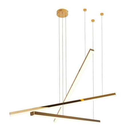 Candelabre - MAXLIGHT P0426D Lustre simple TRIO 3 Auriu dimmabil