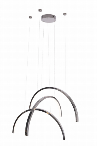 MAXLIGHT P0508 Lustre simple TRIO ARC POLISHED BLACK