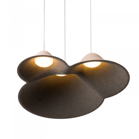 MAXLIGHT P0566 LAMPA WISZACA BELLMOND CREAM&GREY - suspensie moderna LED [2]