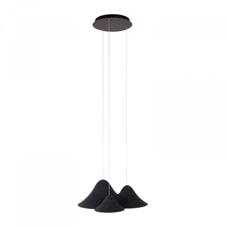 MAXLIGHT P0565 LAMPA WISZACA BELLMOND BLACK&GREY - suspensie moderna LED [4]