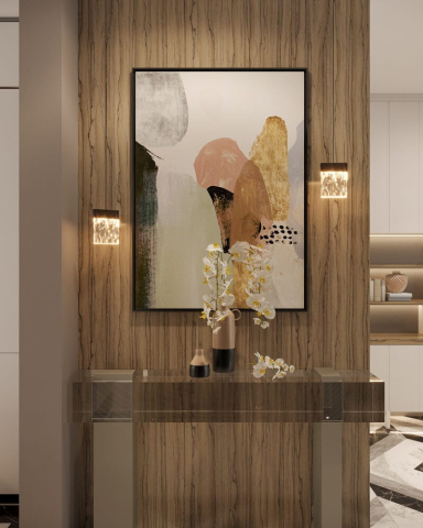 MAXLIGHT P0574D Lustre simple VETRO BRUSHED BLACK