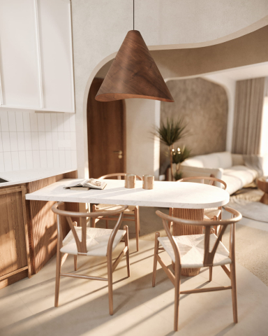 MAXLIGHT P0610 Lustre simple SAKURA DARKWALNUT WOOD