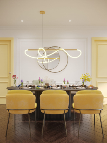 Corpuri pt interior - MAXLIGHT P0614 Lustre simple LAGUNA auriu