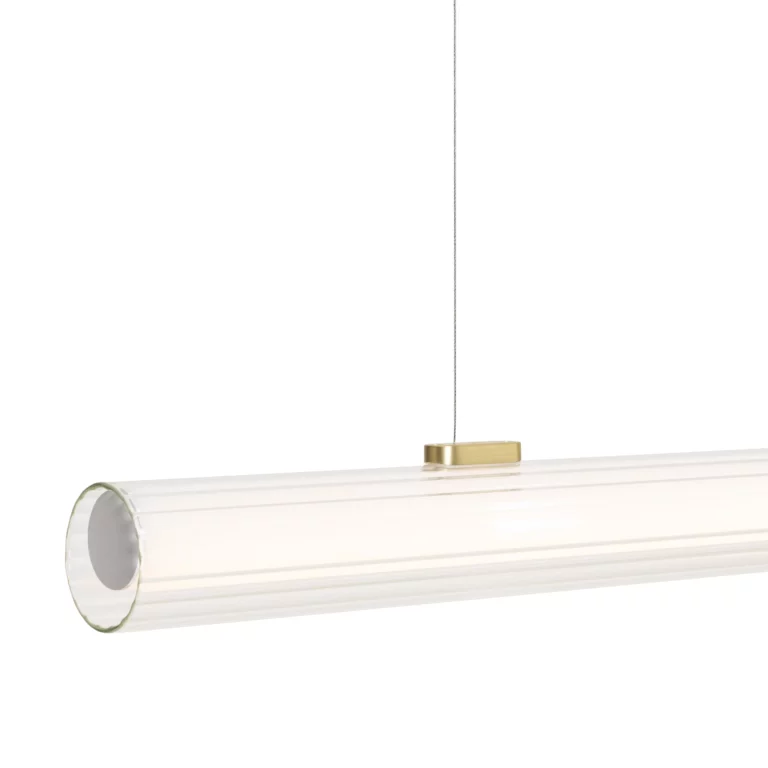 Suspensie - MAXLIGHT P0622 Lustre simple FAYETTE 121CM 20W  3000K ZŁOTY IP44