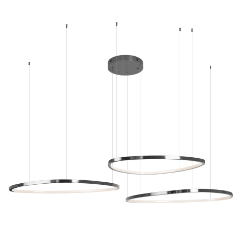 Lustre simple (suspensie) - Maxlight P0663d Cayenne 3 - suspensie moderna LED