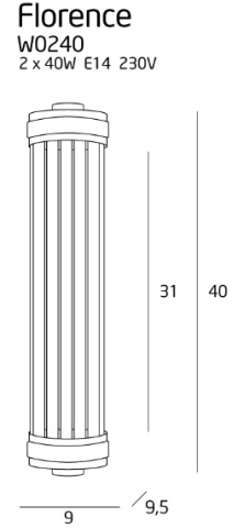 Maxlight Florence W0240 aplica alama [3]