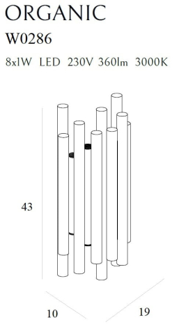 ORGANIC W0286D - aplica negru [1]